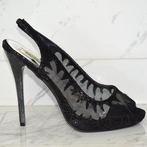 Bolaro By Summer Rio Mesh and Glitter Heels